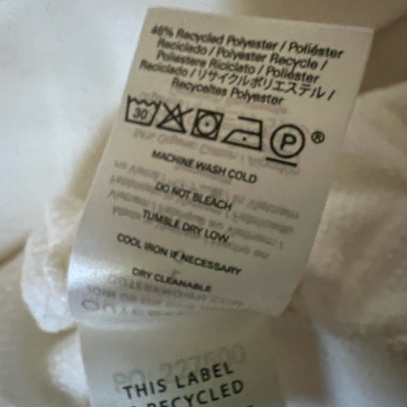 Outerknown Color Block Pink Coral White Terry Hoodie size S and L NWT - Picture 5 of 9